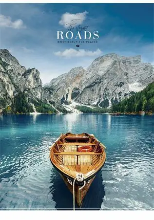 Sešit "The Elegant Roads", mix motivů, A4, čtverečkovaný, 40 listů, SHKOLYARYK A4-040-5262K OFERTA office vše pro kancelář Finální Výprodej
