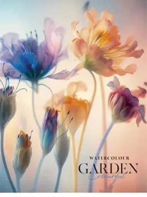 Sešit "Watercolour Garden", mix motivů, A5, čtverečkovaný, 80 listů, SHKOLYARYK A5-080-5226K OFERTA office vše pro kancelář Nízká Cena