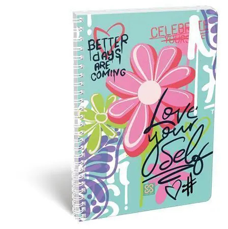 Nová Kolekce Spirálový sešit "Cornell Love", A4, linkovaný, 70 listů, LIZZYSULI 7500163000 OFERTA office vše pro kancelář