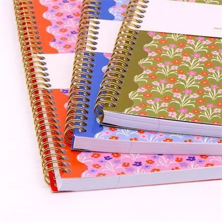 Spirálový sešit "Floral Jotta Notebook", mix barev, A4+, linkovaný, 100 listů, PUKKA 2143-FLO OFERTA office vše pro kancelář Poslední Šance