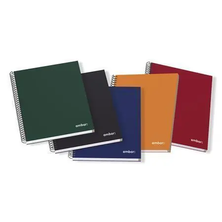 Bezpečná Platba Spirálový sešit "Ideas", mix barev, A4, čtverečkovaný, 150 listů, tvrdé desky, AMBAR 100203530214 OFERTA office vše pro kancelář