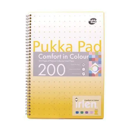 Pouze Dnes Spirálový sešit "Irlen Jotta Gold", A4, linkovaný, 100 listů, PUKKA PAD IRLJOTA4(GOLD) OFERTA office vše pro kancelář