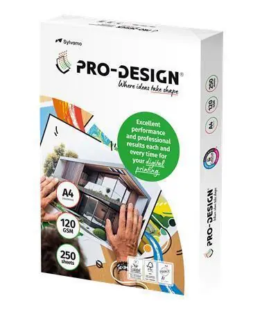 Xerografický papír, pro digitální tisk, A4, 120 g, 250 listů, PRO-DESIGN PRDES120X431(433) OFERTA office vše pro kancelář Zlevněný