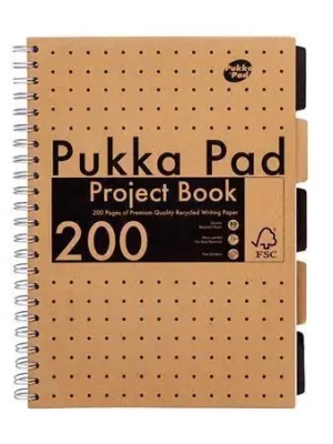 Nakupujte Hned Spirálový sešit "Kraft Project Book", A4, linkovaný, 100 listů, PUKKA PAD 9566-KRA OFERTA office vše pro kancelář