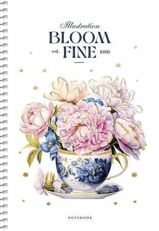 Speciální Cena Spirálový sešit "Made with love", mix motivů, A5, čtverečkovaný, 80 listů, SHKOLYARYK A5-SC-080-6126 OFERTA office vše pro kancelář
