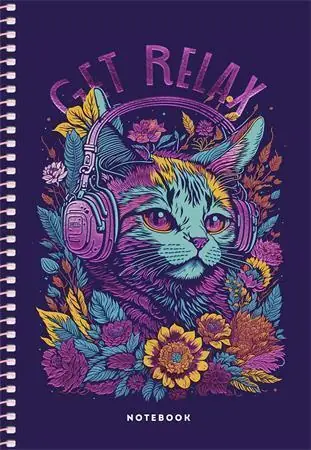 Vrácení Zdarma Spirálový sešit "Notebook", mix motivů, čtverečkovaný, A5, 80 listů, SHKOLYARYK A5-SC-080-6127K OFERTA office vše pro kancelář