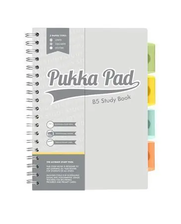 Spirálový sešit "Study Book", šedá, B5, PUKKA PAD 9824-STU OFERTA office vše pro kancelář Nejlepší Cena