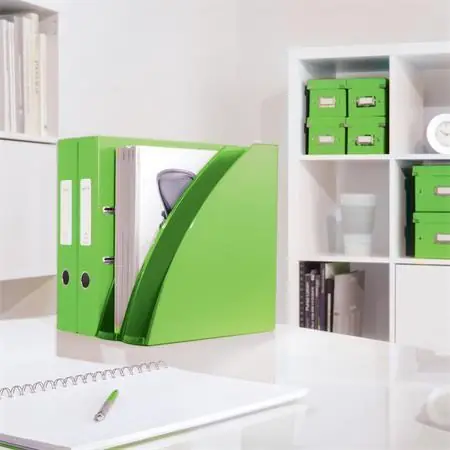 Sezónní Sleva Spirálový sešit "Wow", zelená, čtverečkovaný, A5, 80 listů, LEITZ OFERTA office vše pro kancelář