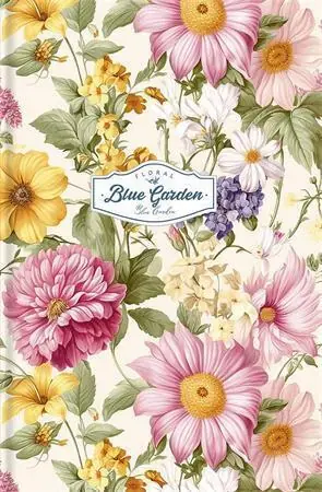 Sleva Zápisník "Blue Garden", A6, čtverečkovaný, 80 listů, SHKOLYARYK A6-IC-080-7038K OFERTA office vše pro kancelář