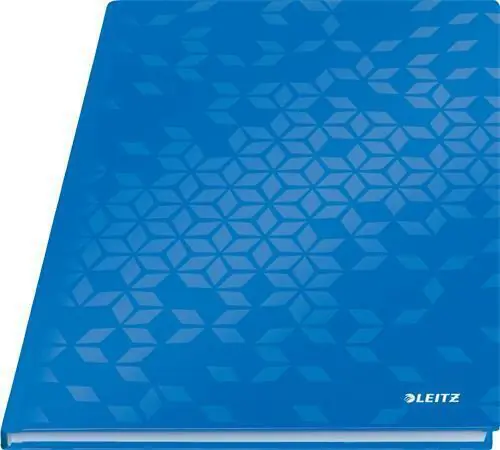 Zápisník "Wow", modrá, čtverečkovaný, A4, 80 listů, lesklá, LEITZ OFERTA office vše pro kancelář Poslední Šance