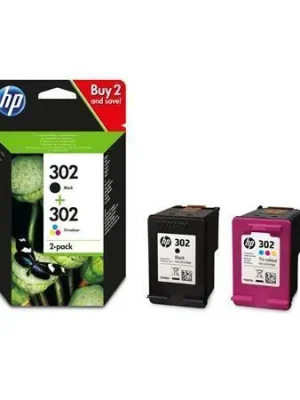 Levný X4D37AE Inkoust multipack pro DeskJet 2130 tiskárny, HP 302 b+c+y+m OFERTA office vše pro kancelář