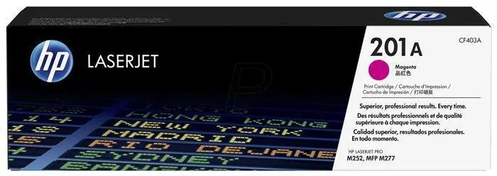 Toner HP 201A, do tiskárny Color LaserJet Pro M252, M277, purpurová, 1,4k , HP OFERTA office vše pro kancelář Vysoce Kvalitní
