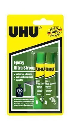 Epoxidové lepidlo "Epoxy Ultra Strong", 2x 10 ml, dvousložkové, UHU 25189 OFERTA office vše pro kancelář Top Prodej