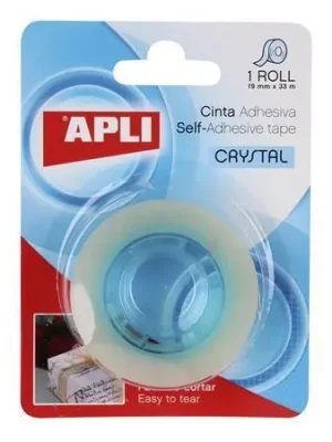 Lepicí páska, 19mm x 33m, APLI "Crystal" OFERTA office vše pro kancelář Nová Kolekce