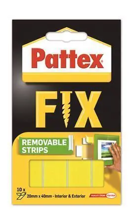 Lepicí proužky "Pattex Fix", oboustranné, lze odstranit, 20 x 40 mm, HENKEL OFERTA office vše pro kancelář Značkový