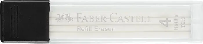 Náhradní náplň do pryže v tužce, 2,5 mm, 4 ks/balení, FABER-CASTELL 185697 OFERTA office vše pro kancelář Aktuální