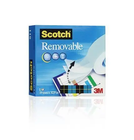 Lepicí páska "Removable 811", 19 mm x 33 m, odnímatelná, 3M SCOTCH 7100402344 OFERTA office vše pro kancelář Nakupujte Hned