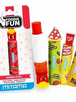 Pryž "Foodie fun", žlutá, vytáčecí, MITAMA 63956-63956 OFERTA office vše pro kancelář Horká Nabídka