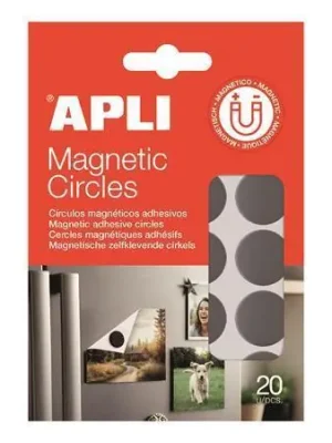 Ověřený Samolepicí kolečka, magnetické, oboustranné, 20 ks/balení, APLI 20637 OFERTA office vše pro kancelář