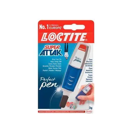 Bezpečná Platba Vteřinové lepidlo "Loctite Super Bond CREATIVE Perfect Pen", 3 g, HENKEL OFERTA office vše pro kancelář
