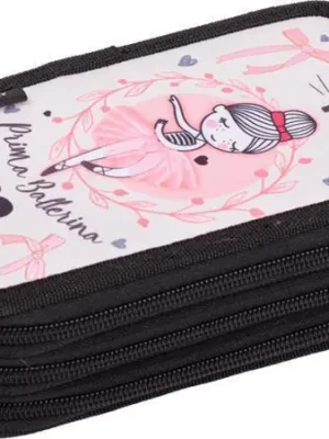 Penál "Tiny Dancer, Lovely Ballerina", třípatrový, na zip, LIZZYSULI 7210044002 OFERTA office vše pro kancelář Hit Sezóny
