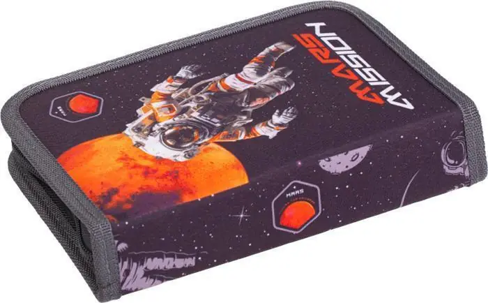 Penál "Mars Mission", 2 klopy, na zip, LIZZYSULI 7210046006 OFERTA office vše pro kancelář Dokud Zásoby Vydrží
