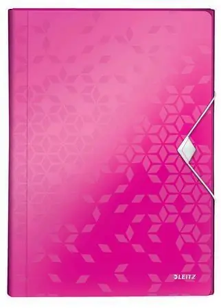 Aktovka na spisy "Wow", růžová, A4, PP, 6 částí, LEITZ OFERTA office vše pro kancelář Autentický