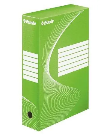 Archivační krabice "Boxycolor", zelená, 80 mm, A4, karton, ESSELTE OFERTA office vše pro kancelář Novinka