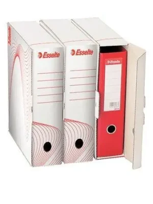 Archivační krabice na pořadač "Standard", bílá, 97 mm, A4, recyklovaný karton, ESSELTE OFERTA office vše pro kancelář Vysoce Kvalitní