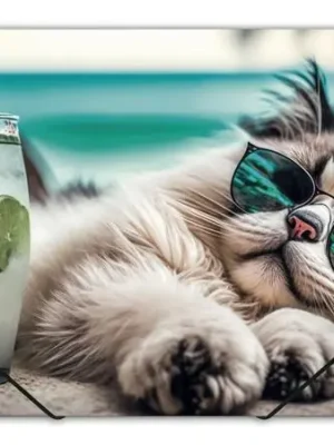 Výhodná Nabídka Desky s gumičkou "Chillout cat", A4, 15 mm, PP, PANTA PLAST OFERTA office vše pro kancelář
