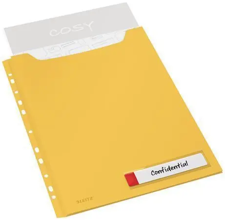 Must-Have Desky na dokumenty "Cosy Privacy", matně žlutá, A4 maxi, LEITZ OFERTA office vše pro kancelář