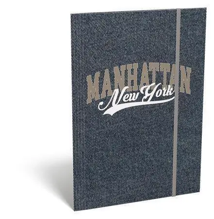 Desky s gumičkou "Manhattan New York", karton, A4, LIZZYSULI 7460148011 OFERTA office vše pro kancelář Pouze Dnes