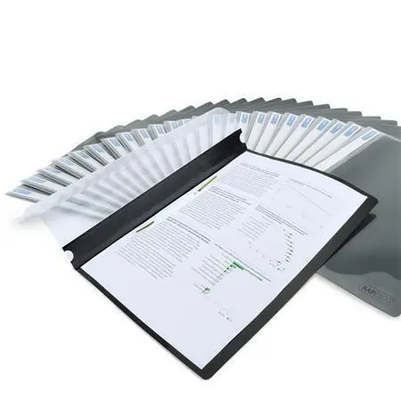 Desky s rychlovazačem "Eco", černá, PP, A4, 25 ks/balení, RAPESCO 1815 OFERTA office vše pro kancelář Sezónní Sleva