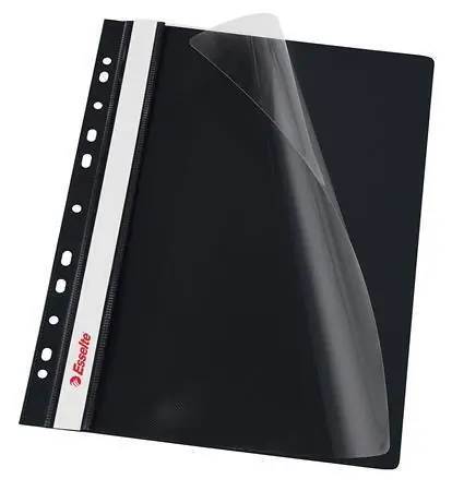 Desky s rychlovazačem a multiperforací, do pořadače, černá, A4, PP, ESSELTE OFERTA office vše pro kancelář Vrácení Zdarma
