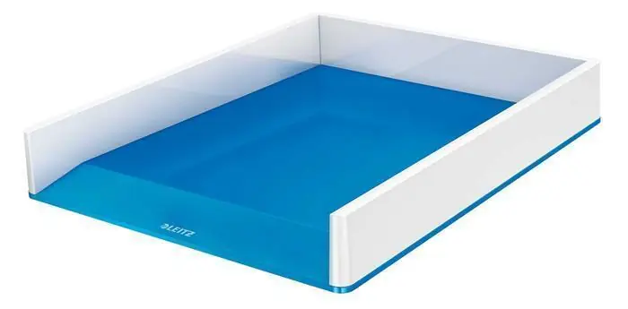 Poslední Šance Dvoubarevný odkladač “Wow”, modrá, plast, LEITZ OFERTA office vše pro kancelář