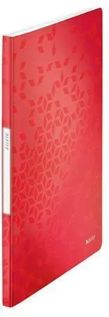 Zlevněný Katalogová kniha "Wow", červená, 20 kapes, A4, PP, LEITZ 46310026 OFERTA office vše pro kancelář