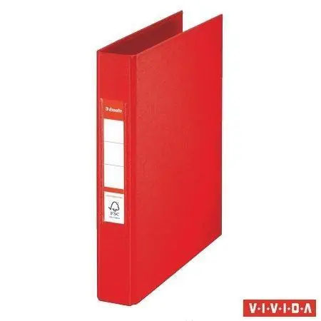 Cenově Výhodný Kroužkový pořadač, Vivida červená, 2 kroužky, 42 mm, A5, PP, ESSELTE OFERTA office vše pro kancelář