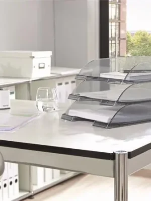 Akční Cena Odkladač “Plus”, kouřová, plast, LEITZ 52260092 OFERTA office vše pro kancelář