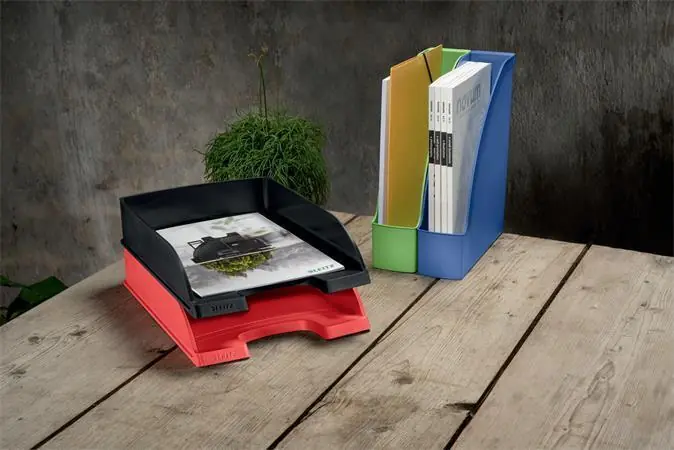 Odkladač "Recycle", červená, A4, LEITZ 52275020 OFERTA office vše pro kancelář Ověřený