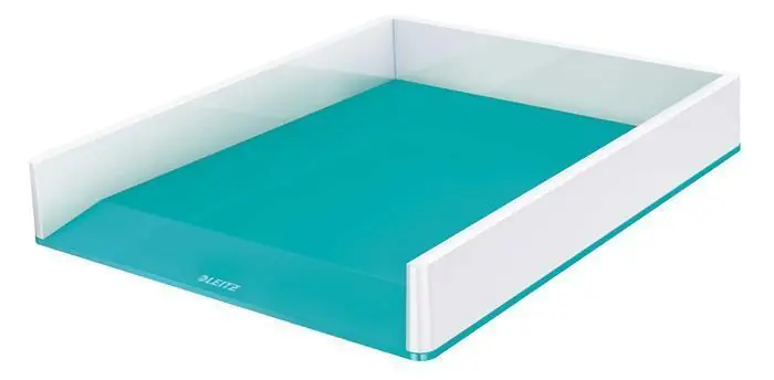 Novinka Odkladač "Wow", modrá, dvoubarevný, plastový, LEITZ OFERTA office vše pro kancelář