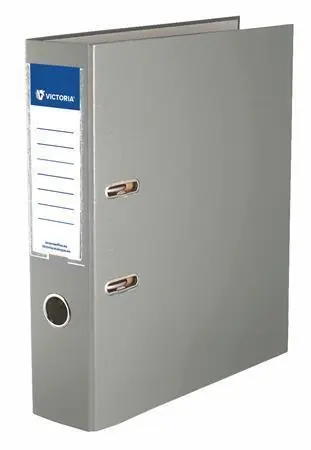 Pouze Dnes Pákový pořadač "Basic", šedý, 75 mm, A4, PP/karton, VICTORIA OFERTA office vše pro kancelář
