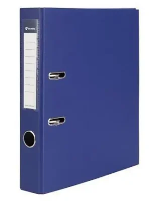 Pákový pořadač "Basic", tmavě modrá, 50 mm, A4, PP/karton, VICTORIA OFERTA office vše pro kancelář Značkový