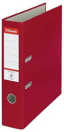 Pákový pořadač "Economy", ochranné spodní kování, bordó, 75 mm, A4, PP/karton, ESSELTE OFERTA office vše pro kancelář Oblíbený