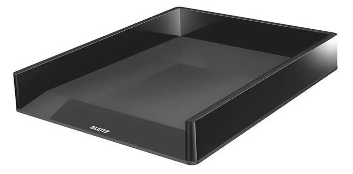 Odkladač "Duo", černá, plast, dvoubarevný, LEITZ OFERTA office vše pro kancelář Speciální Cena