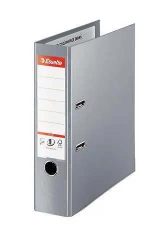 Výhodná Nabídka Pákový pořadač "Standard Plus", ochranné spodní kování, šedá, 80 mm, A4, PP, ESSELTE OFERTA office vše pro kancelář