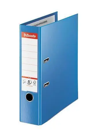 Pákový pořadač "Standard Plus", ochranné spodní kování, Vivida modrá, 80 mm, A4, PP, ESSELTE OFERTA office vše pro kancelář Sezónní Sleva