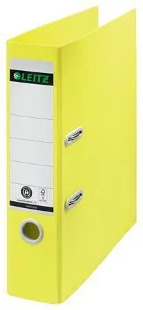 Kup Teď Pákový pořadač "180 Recycle", žlutá, 80 mm, A4, karton, LEITZ 10180015 OFERTA office vše pro kancelář