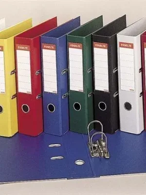 Pákový pořadač "Standard", ochranné spodní kování, šedá, 50 mm, A4, PP, ESSELTE OFERTA office vše pro kancelář Omezená Nabídka