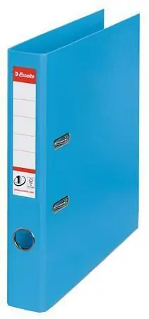 Cenově Výhodný Pákový pořadač "Standard", ochranné spodní kování, světlemodrá, 50 mm, A4, PP, ESSELTE OFERTA office vše pro kancelář