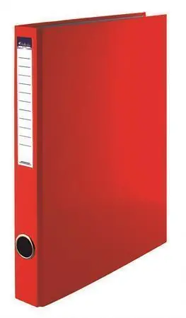 Vrácení Zdarma Pořadač dvoukroužkový, červený, 35 mm, A4, PP/karton, VICTORIA OFERTA office vše pro kancelář